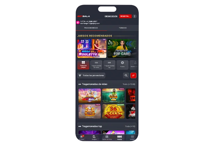 Explora las funciones de la aplicación