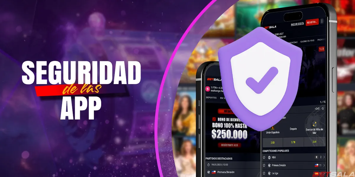 Seguridad de la aplicación Betsala